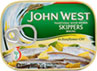 John West Traditional Wood Smoked Skippers in Sunflower Oil (106g)
