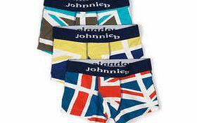 Johnnie  b 3 Pack Boxers, Union Jack Print,Camo