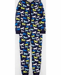 Johnnie  b All-in-one, Navy Gallop,Bright Coral Folk,Grey