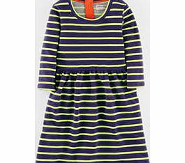 Johnnie  b Amelia Dress, Diner Blue/Bright Lemon Stripe