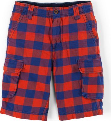 Johnnie  b, 1669[^]34584474 Cargo Shorts Reef/Flame Gingham Johnnie b,