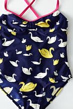 Johnnie  b Classic Swimsuit, Sailor Blue Swans 33807215