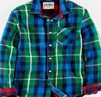 Johnnie  b Double Cloth Shirt, Green Check 34232884