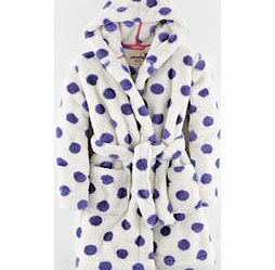 Johnnie  b Dressing Gown, Ecru/Seaside Blue Spot,Bright