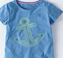 Johnnie  b Embellished Scoop Neck, Hazy Blue/Anchor 33927336