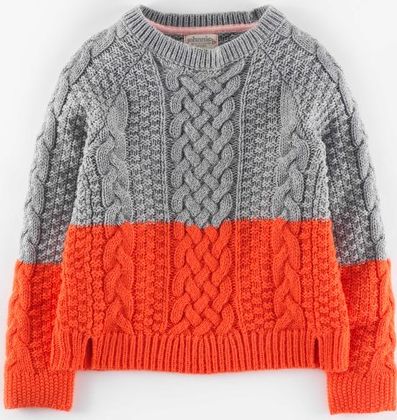 Johnnie  b Flora Jumper Grey Marl/Washed Red Johnnie b,