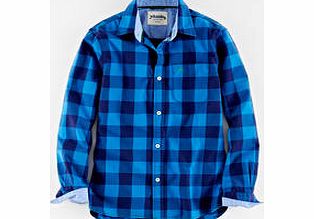 Johnnie  b Laundered Shirt, Navy/Cobalt Gingham 34230334