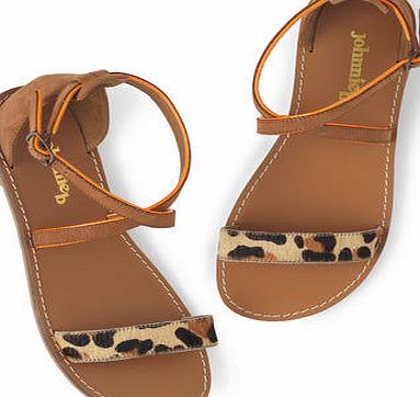 Johnnie  b Leather Sandals, Brown 34511808