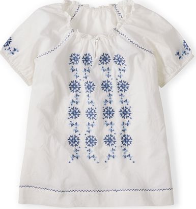 Johnnie  b Peasant Top White Johnnie b, White 34536698