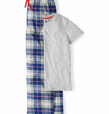 Johnnie  b PJ Set, Reef Check/Grey Marl,Ecru
