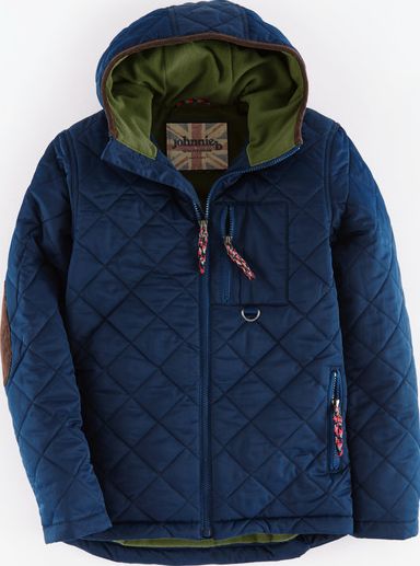 Johnnie  b, 1669[^]34947515 Quilted Anorak Cadet Blue Johnnie b, Cadet Blue