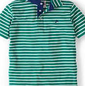 Johnnie  b Stripy Slub Polo, Jade Green/Ecru 34538702