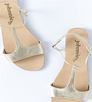 Johnnie  b Summer Sandals, Gold Leather 33908344