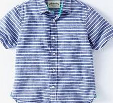 Johnnie  b Summer Shirt, Cobalt/Ecru Stripe 33846916
