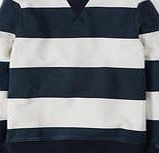 Johnnie  b Sweatshirt, Navy/Ecru Stripe 34585513