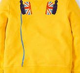 Johnnie  b Sweatshirt, Yellow Union Jack Headphones 34585554