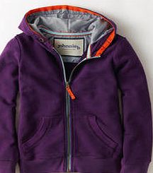 Johnnie  b Zip Through Hoody, Blackcurrant 33841420