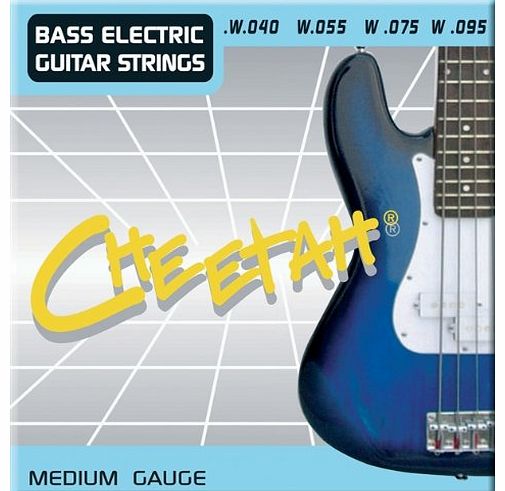 Johnny Brook Cheetah Electric Bass Guitar Strings Medium Gauge G884D