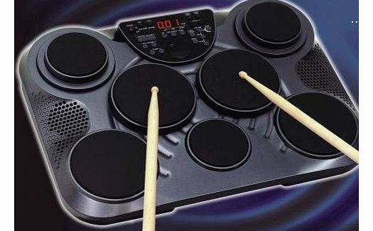 DIGITAL ELECTRONIC PERCUSSION DRUM KIT WITH 7 DRUM PADS (RECORD & PLAYBACK FUNCTION)