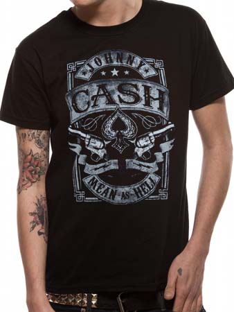 Johnny Cash (Mean) T-shirt cid_8461TSBP