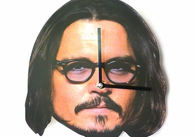Johnny Depp Clock