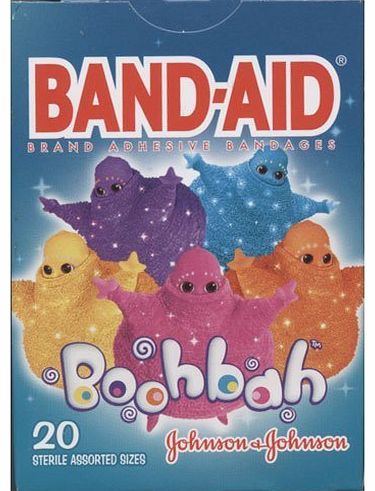 Johnson & Johnson Johnson and Johnsons Band-Aid Bandages Boohbah, 20 Sterile Assorted Sizes