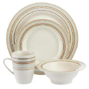 J Bros Sienna 16 Piece Dinner Set