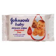 Johnsons Baby Wipes Fragrance Free 6-Pk