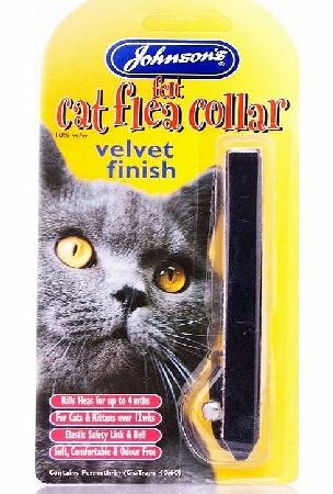 Johnson`s Pet Johnsons Cat Flea Collar Velvet
