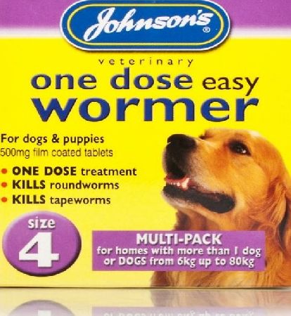 Johnson`s Pet Johnsons One Dose Easy Wormer Multipack
