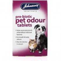 Johnsons Pre-Biotic Pet Odour Tablets 36 Capsules