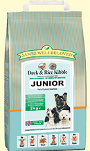 Johnsons Veterinary James Wellbeloved Canine Junior Duck and Rice