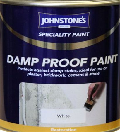 Johnstones Specialty Paints Damp Proof Paint White 750ml