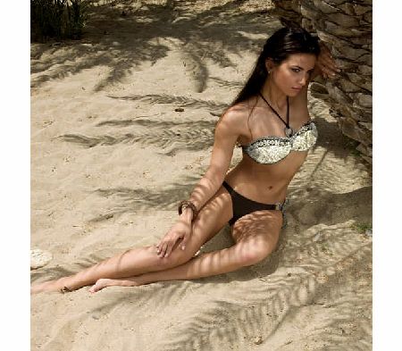 Jolidon Tribal Rhythms Bandeau Bikini by Jolidon, Exclusive to BeCheeky