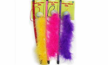 Jolly Moggy Feather Wand Toy for Cats by Jolly Moggy