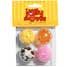 Jolly Moggy SET OF 4 CAT TEXTURED BALLS SMALL