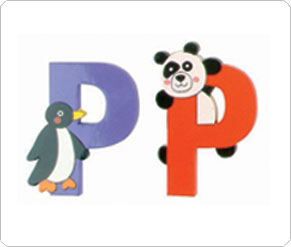 P - Wooden Letter
