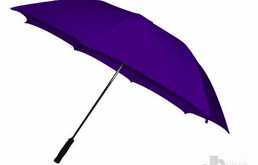 Purple Plain Golf Umbrella by Jollybrolly