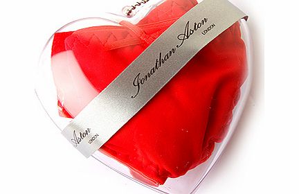 Scarlet Suspender Belt in Heart Shaped Bauble by