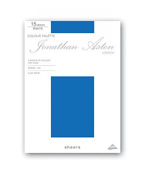 Ladies 1 Pair Jonathan Aston 15 Denier Colour Palette Tights Charcoal