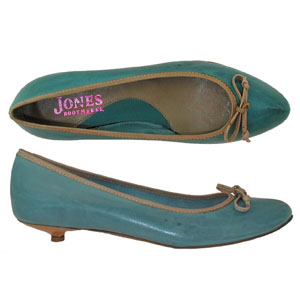 Jones Bootmaker Amelia - Teal/beige