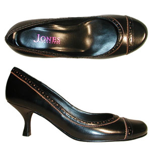 Jones Bootmaker Brogue - Black