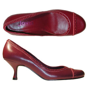 Jones Bootmaker Brogue - Bordo/pink