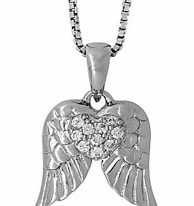 Jools by Jenny Brown Sterling Silver Pave Wings