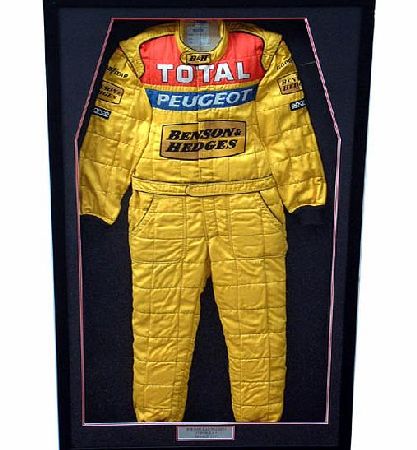 Jordan Peugeot Formula 1 racing suit worn in the 1997 season