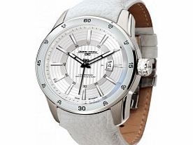 Jorg Gray Mens White Analogue Watch