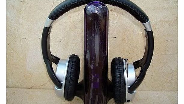 Jos Online Store New Wireless Headphones with FM Radio - Ideal for Any Device with 3.5mm Jack Port - TV, Laptop, CD Player, MP3 Player, iPod, iPad