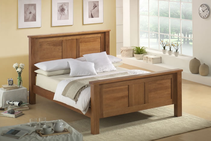 Aborro 5ft Kingsize Oak Bed