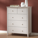 Joseph Furniture Joseph 3   2 Drawer Chest Rubberwood with White finish