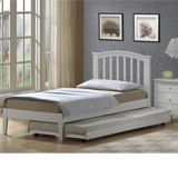Joseph Furniture Joseph 90cm Lana Single with Guest Bed and Style Mattress in Rubberwood with Maple finish